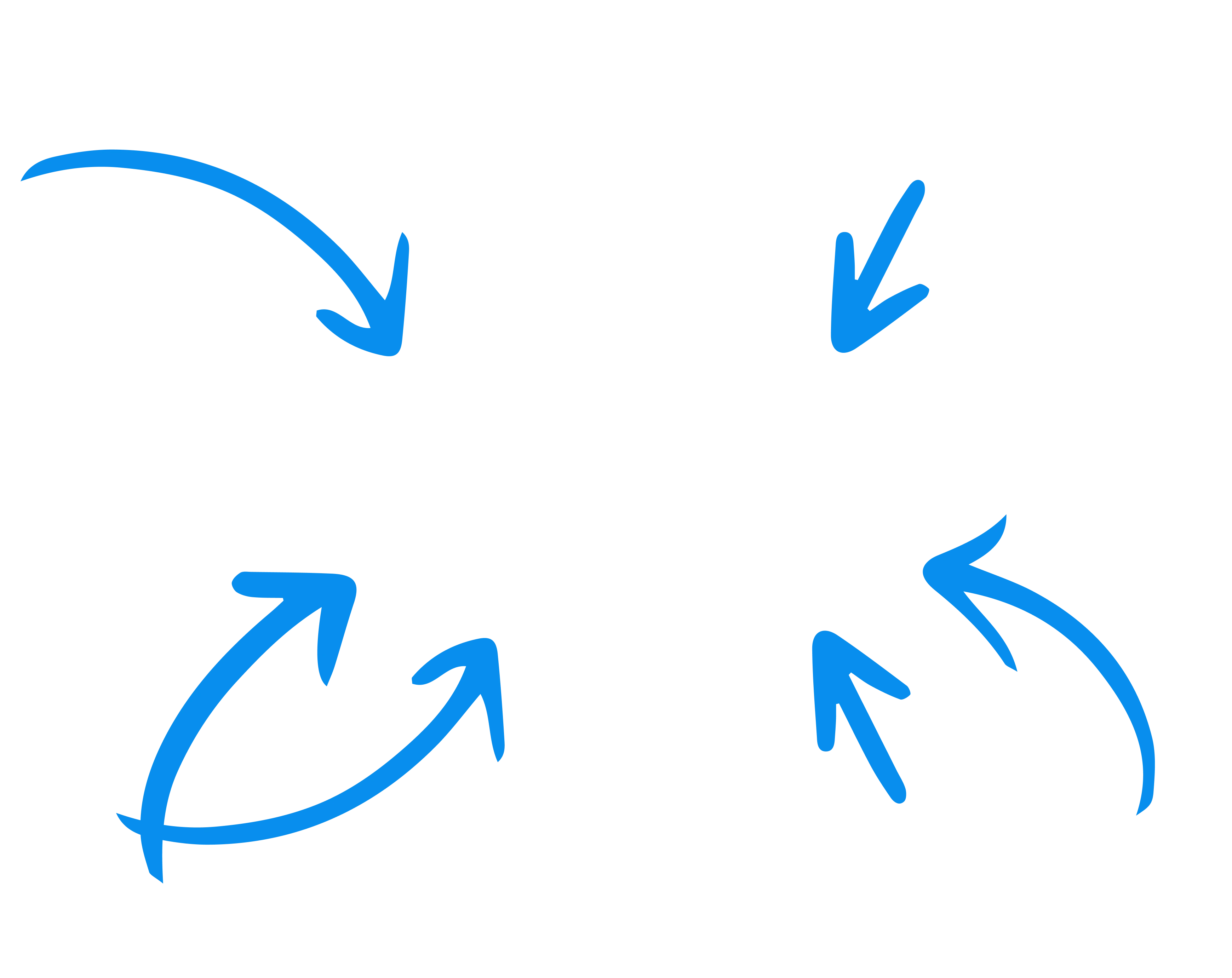 Blue arrow pointing left and right, used as a background image for Gatehills website, symbolizing navigation and direction.