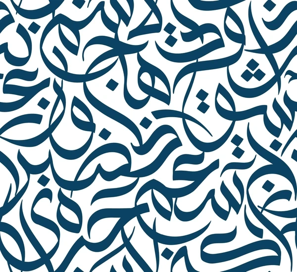 Gatehills image asset featuring a repeating design of ornate Arabic calligraphy, with fluid lines and artistic style, used as a background for the 'Buy .ae domain' section.