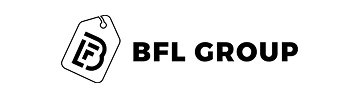 BFL Group logo associated with its UAE presence through a .ae domain online platform.