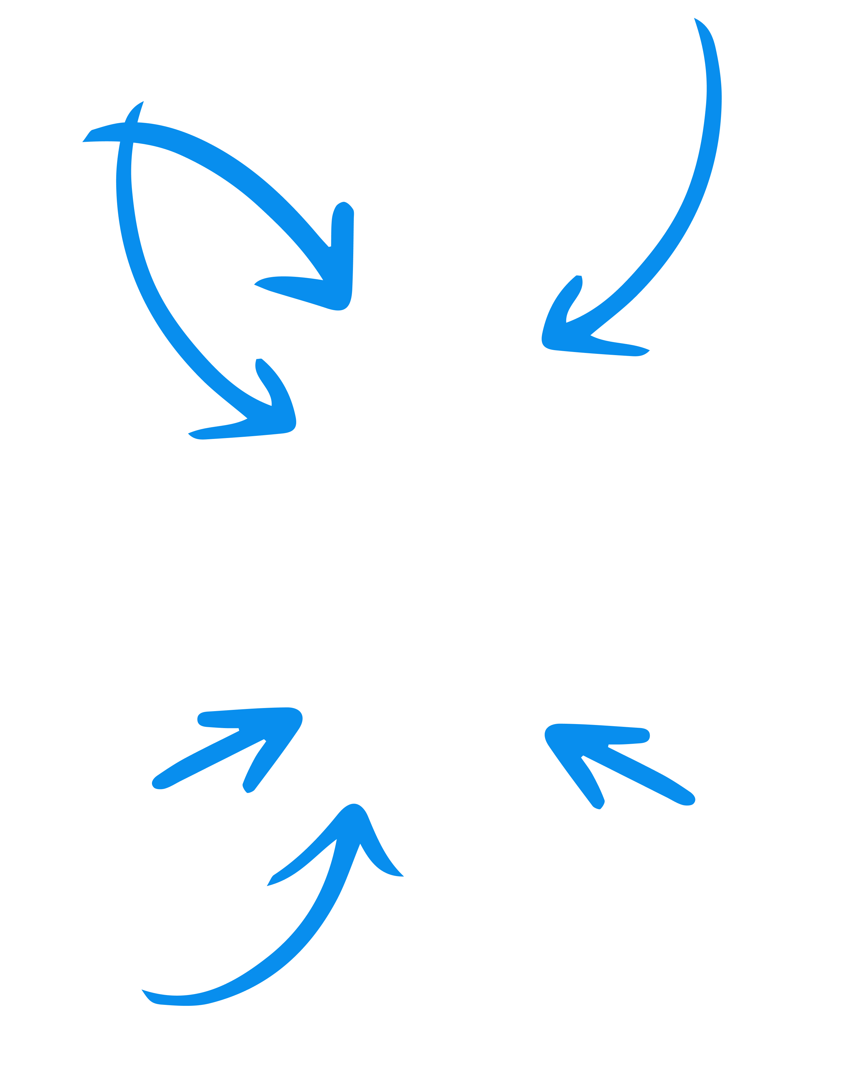 Blue arrow pointing left and right, used as a background image for Gatehills website, symbolizing navigation and direction.