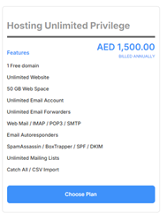 Visual representation of unlimited private hosting, featuring sleek graphics and a professional layout.