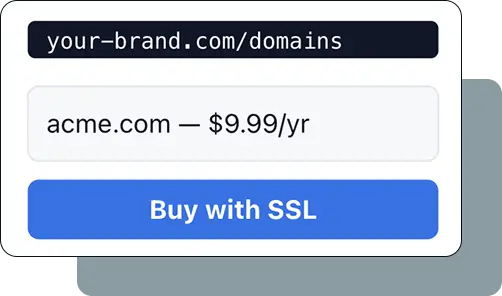 Deliver domains