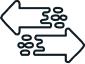 Fast and Hassle-Free Domain Transfers (arrow icon)