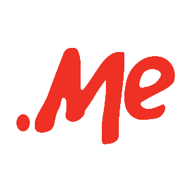 The official logo for the .me domain.
